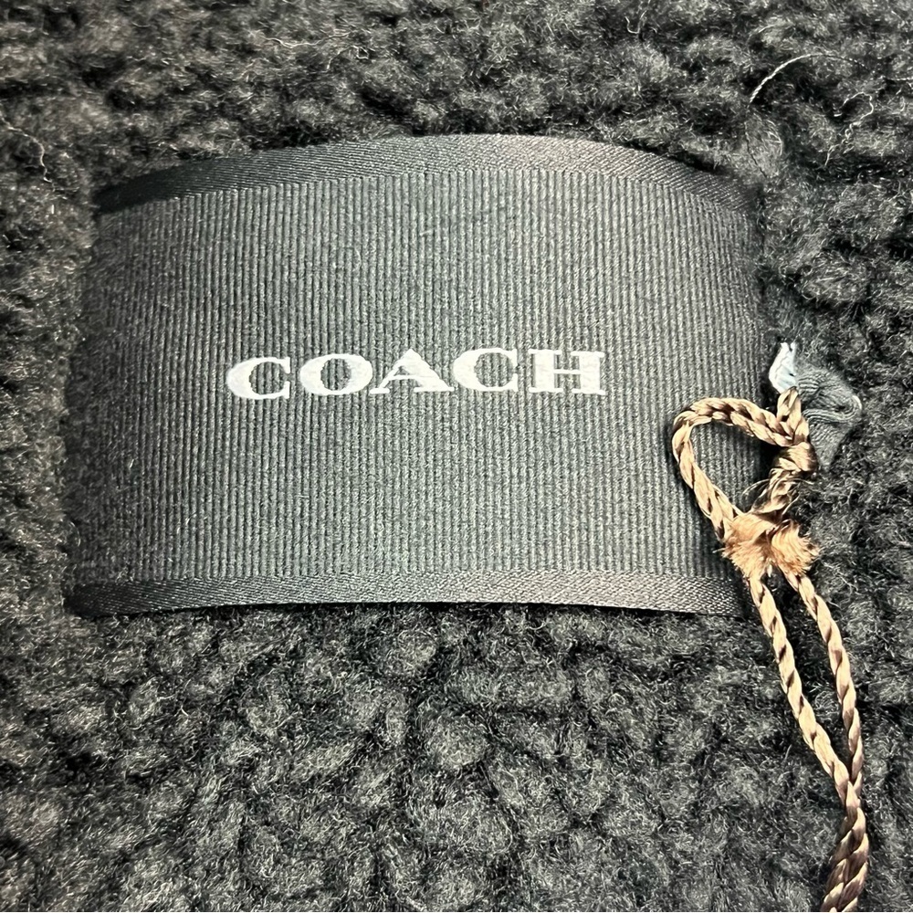 Coach Men’s Winter Jacket Black Short Parka Size XXL - Picture 9 of 13
